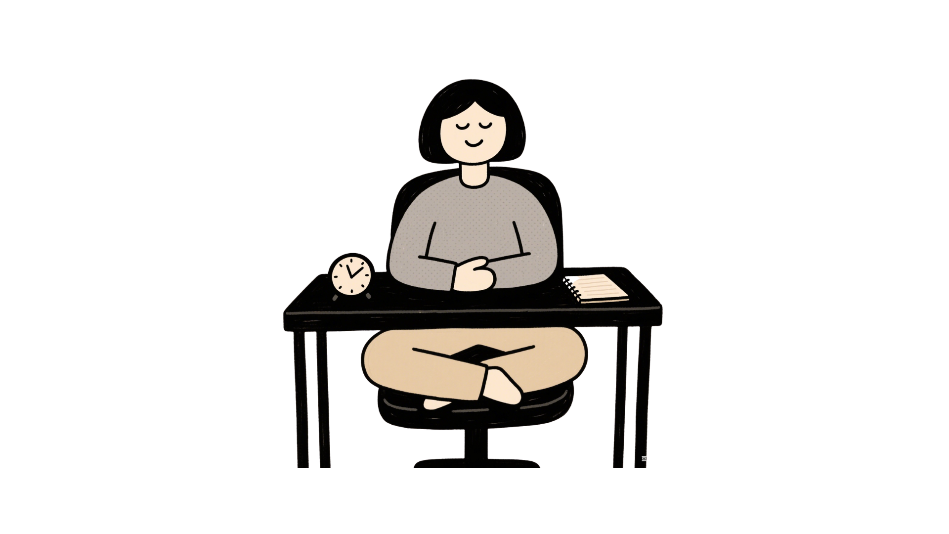 辦公桌插畫